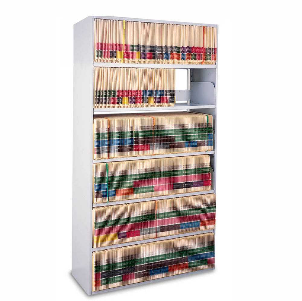 Mayline 6-Tier 65"H Open Medical Shelving (Legal)