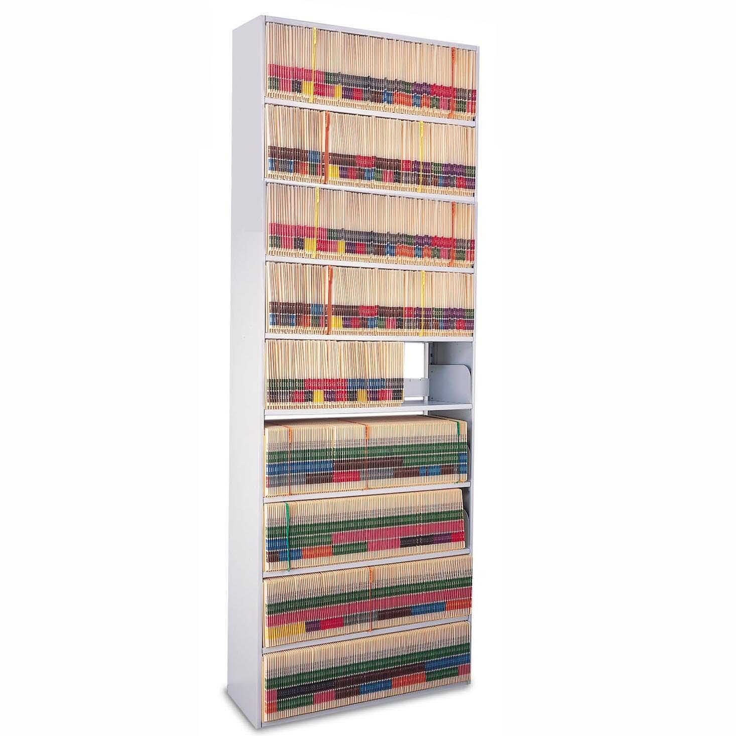 Mayline 9-Tier 97"H Open Medical Shelving (Legal)