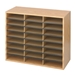 24 Comp. Wood-Corrugated Literature Organizer - 9402MO