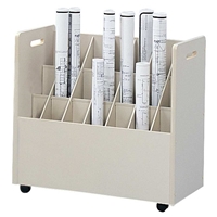 3043 : safco Mobile Roll Files/21 Tubes