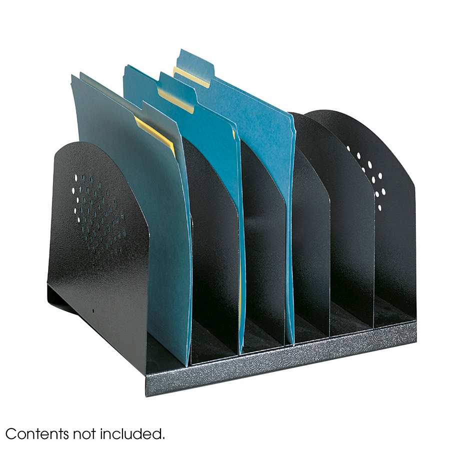 3155BL : Safco Steel Desk Rack 6 Upright Sections