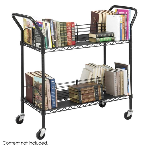 5333BL : Safco Wire Book Cart